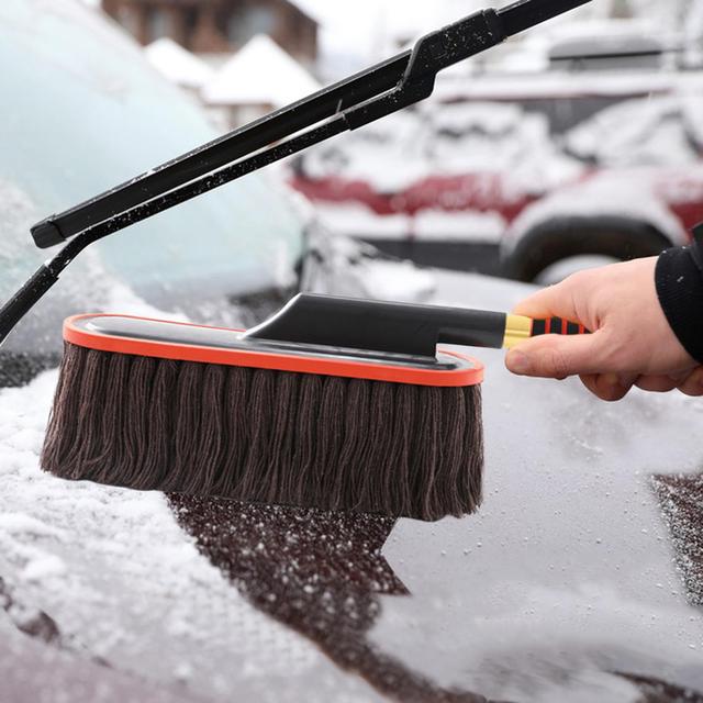 Car Duster Brush Extendable Handle Adjustable Dusting Tool Scratch